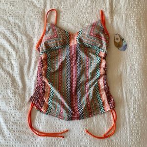 NWT Prana Tankini top sz S